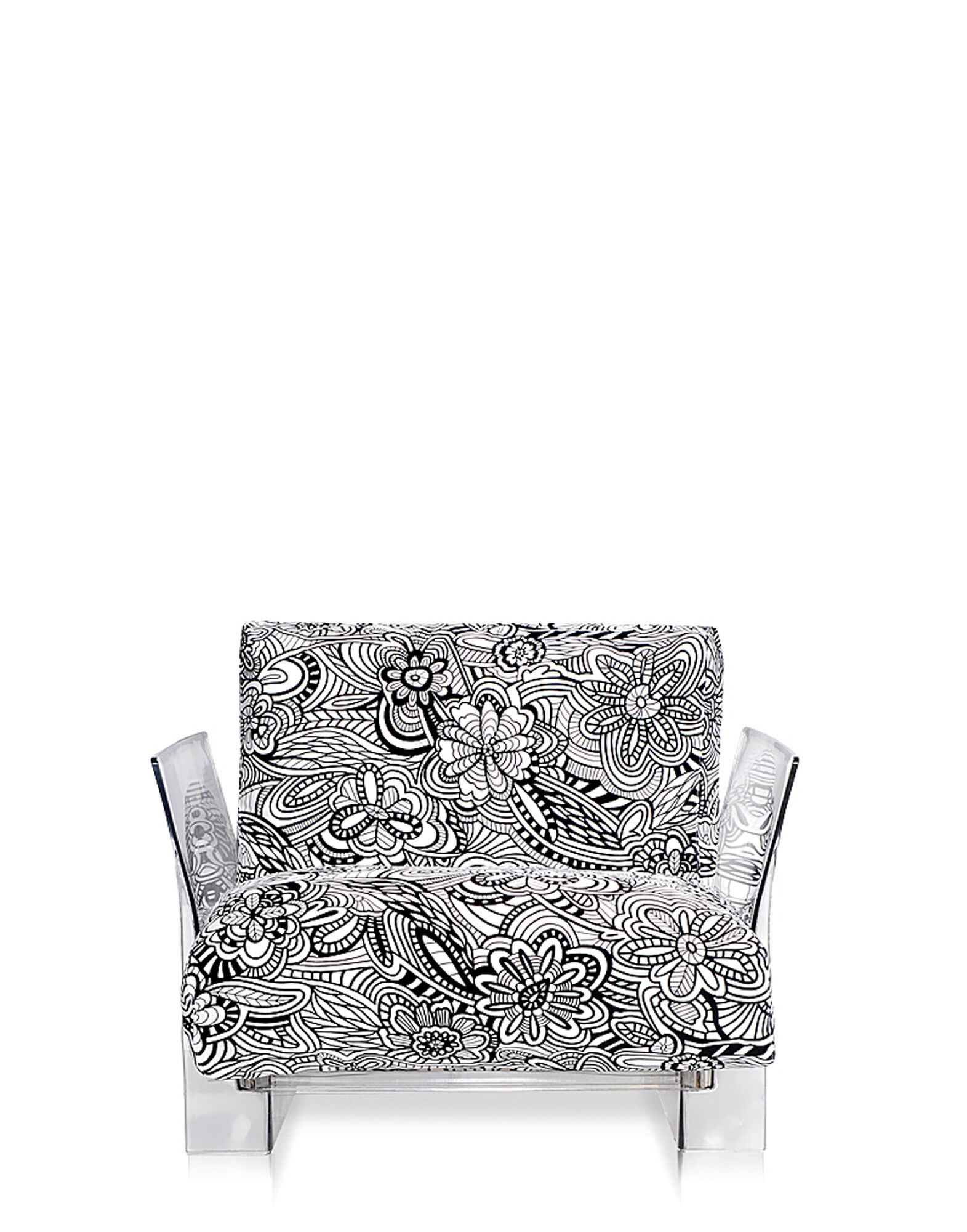 Съемное кресло из хлопка с подлокотниками Kartell POP MISSONI ARCH-00060292 - Вид №2