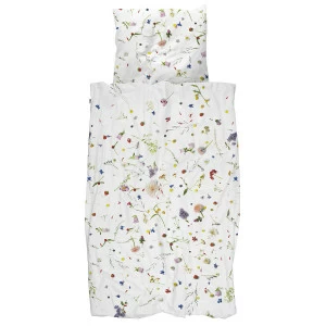 Комплект постельного белья односпальный "Цветочные поля" 150х200 см SNURK  335514 Белый;желтый;зеленый