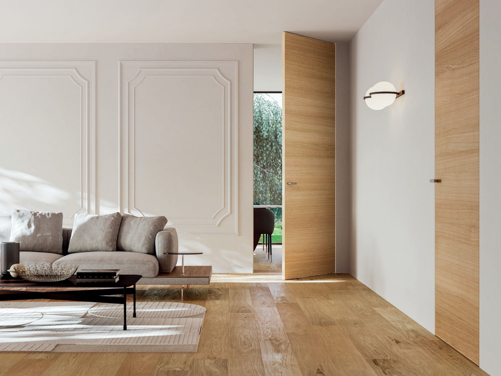 Панель для распашных дверей из дерева Eclisse дверные панели ARCH-00002152