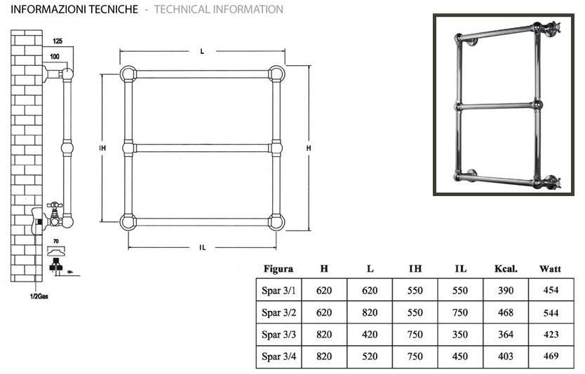 Настенный металлический радиатор Scaldasalviette Santreyd sun-id-1438734 - Вид №1