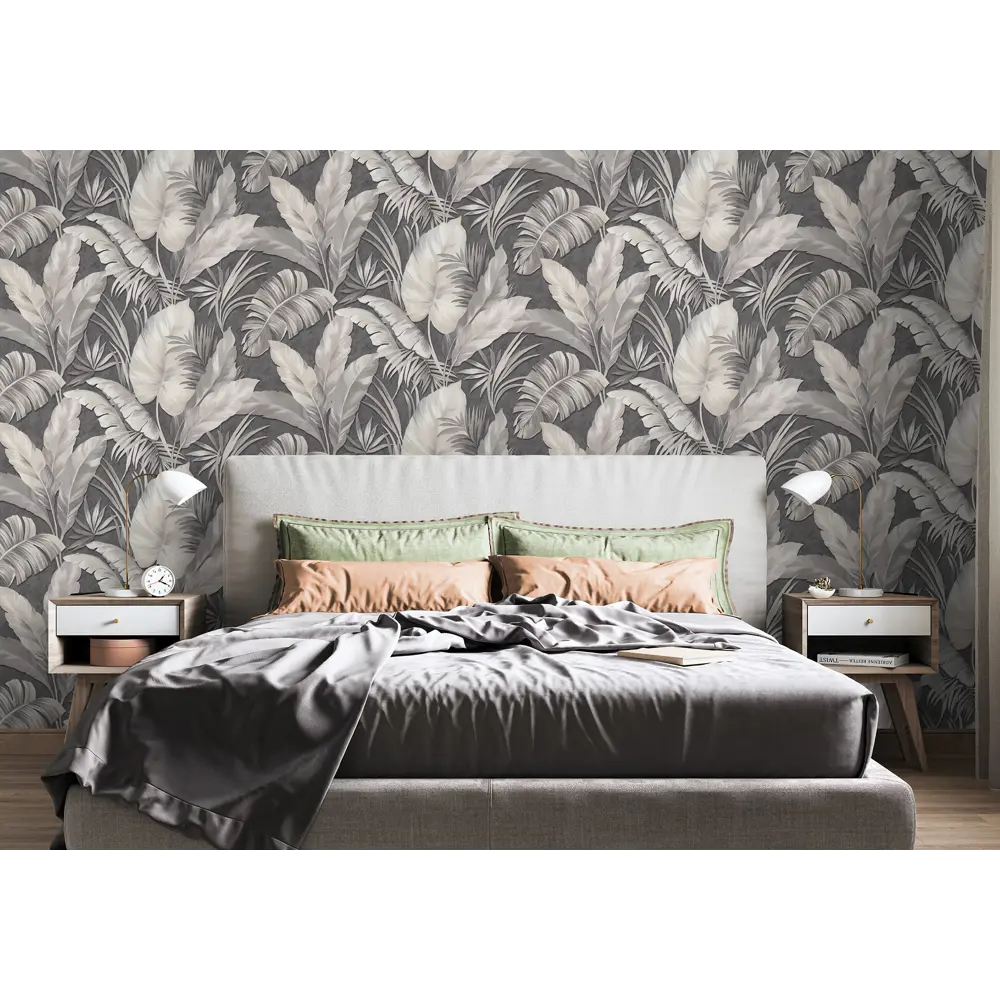 Обои флизелиновые Vog Collection Bali серо-коричневые 1.06 м 72093-42 STLM-2203938 - Вид №2