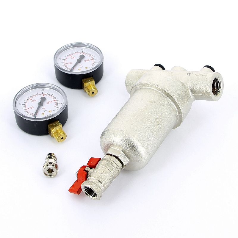 Фильтр промывной с двумя маноментрами ITAP 1/2" 18912 - Вид №2