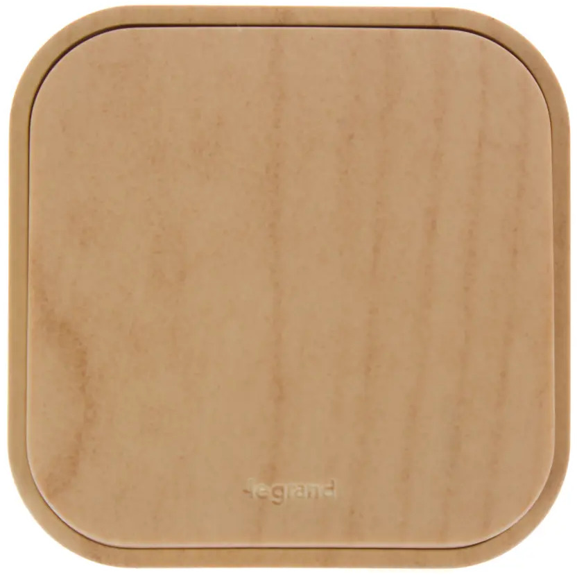 Legrand Quteo: накладной переключатель под дерево с одной клавишей 16161298