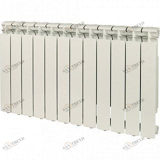 Радиатор STOUT Bravo алюминиевый, 12 секций, высота 500 мм SRA0110050012