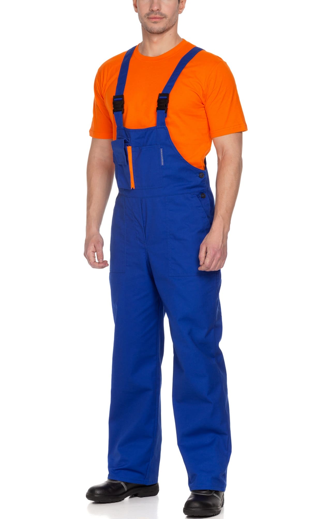 65623 Полукомбинезон "Эксперт-2" василек  Летняя спецодежда  размер 56-58/182-188  - Вид №2