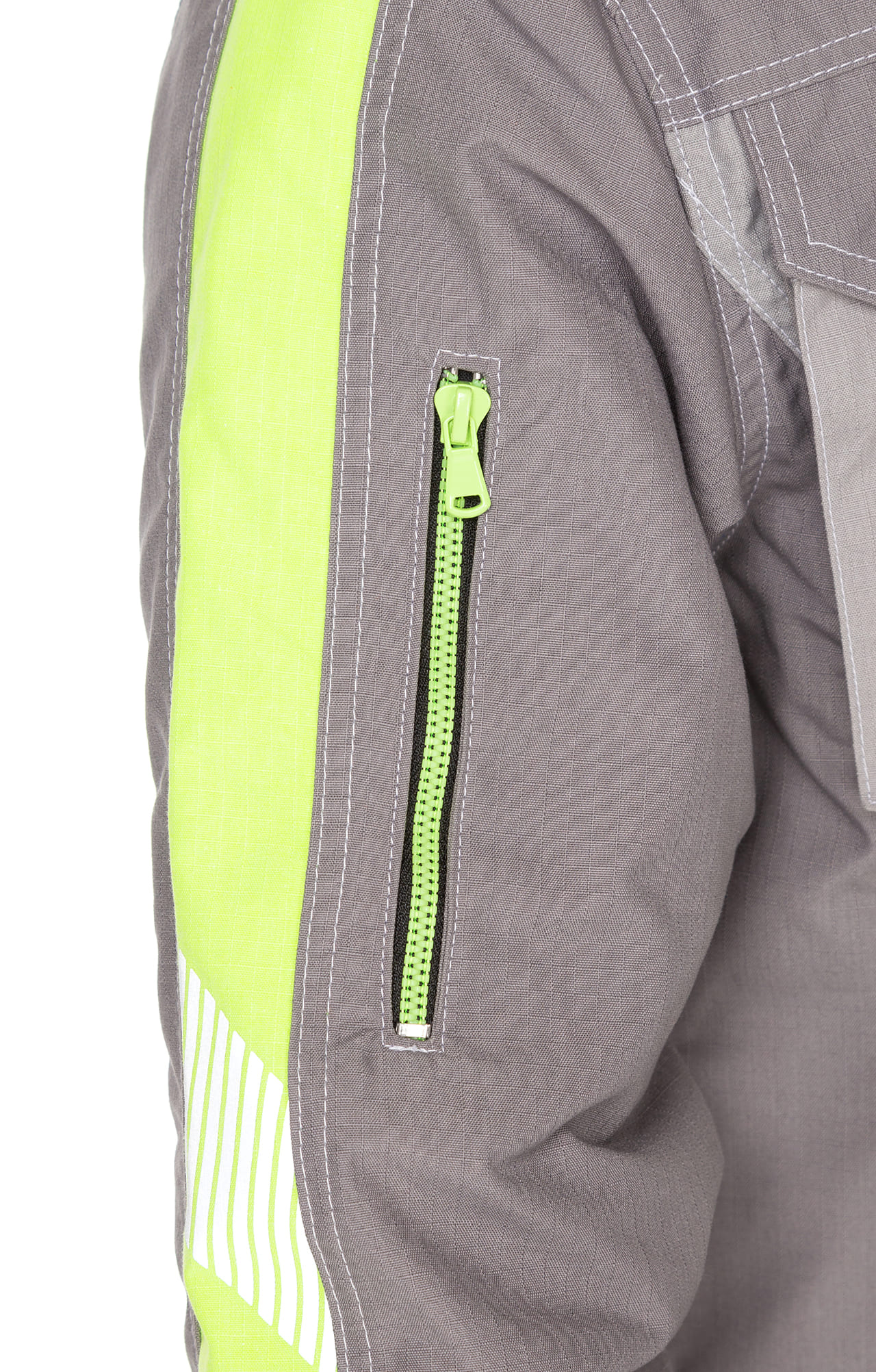 68818 Костюм "Прогресс" темно-серый светло-серый с лимонным  Летняя спецодежда  размер 52-54/182-188  - Вид №13