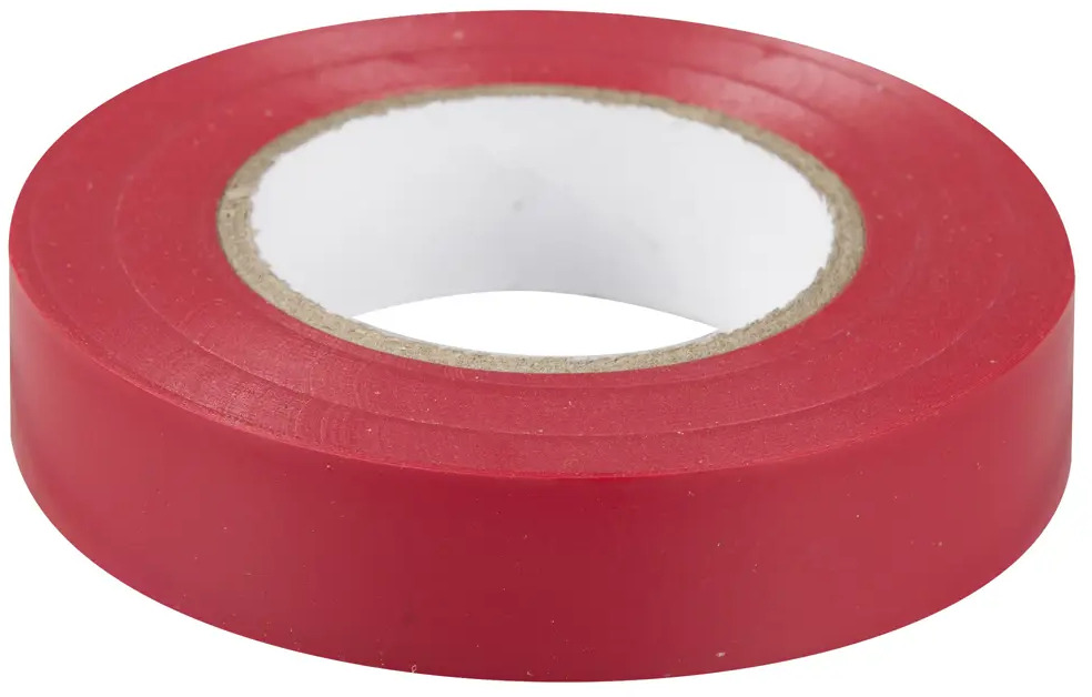 Изолента IEK красная для надежной изоляции и маркировки проводов 12463176
