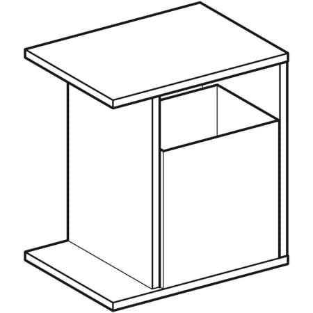 840239000 Шкафчик Geberit iCon с многофункциональным ящиком Geberit  - Вид №8