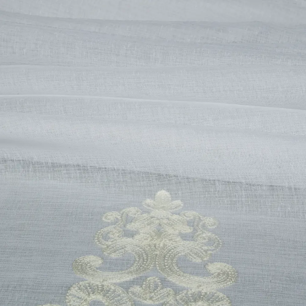 Тюль на ленте «Валенсия», 250х260 см, вензель, цвет экрю AMORE MIO STLM-2133363 - Вид №2