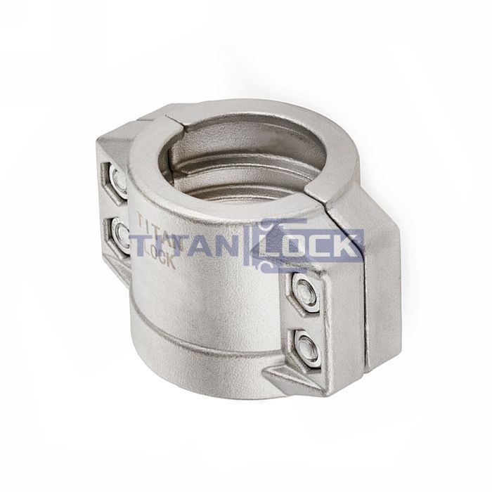 Усиленный 4-х болтовый хомут, алюминий, TL25X6AL TITAN LOCK 