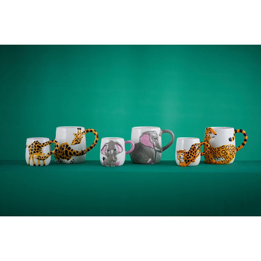 P_0059.078 Набор из 2 кружек cheetah, 405 мл и 195 мл Price&Kensington  - Вид №3