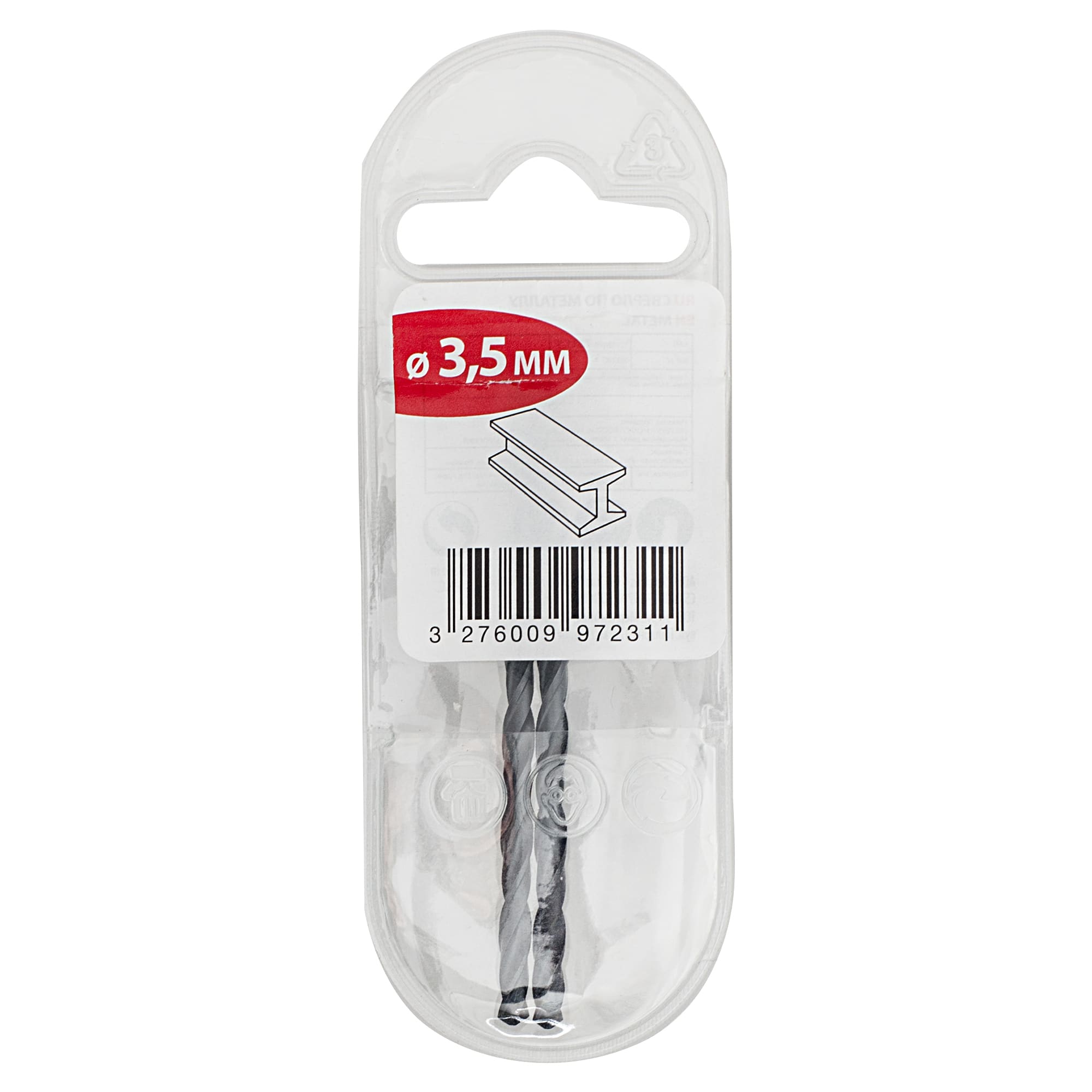 16979495 Сверло по металлу 3.5 мм Santreyd  - Вид №2