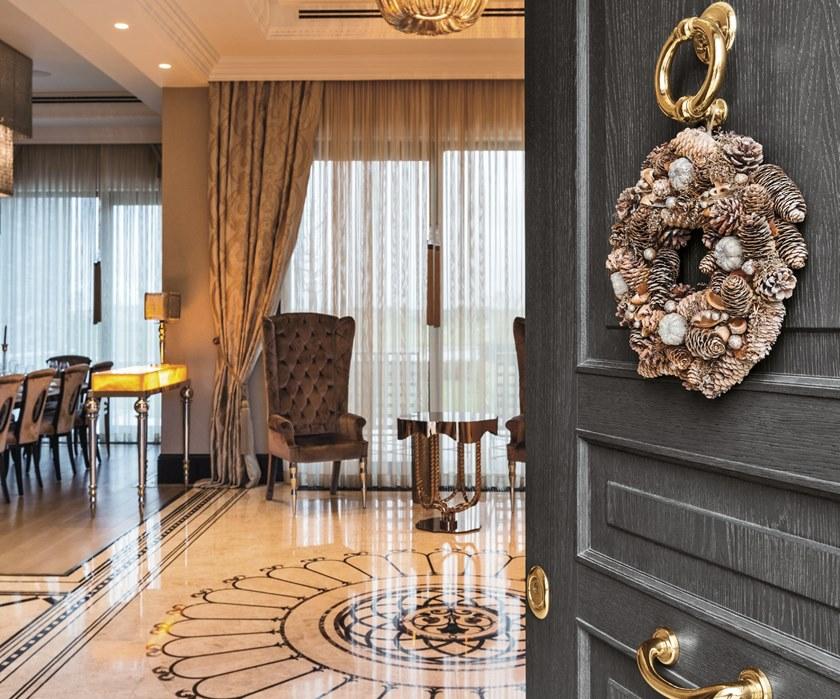 OIKOS VENEZIA Бронированная деревянная входная дверь со стеклянными панелями Evolution sun-id-1432353 - Вид №3