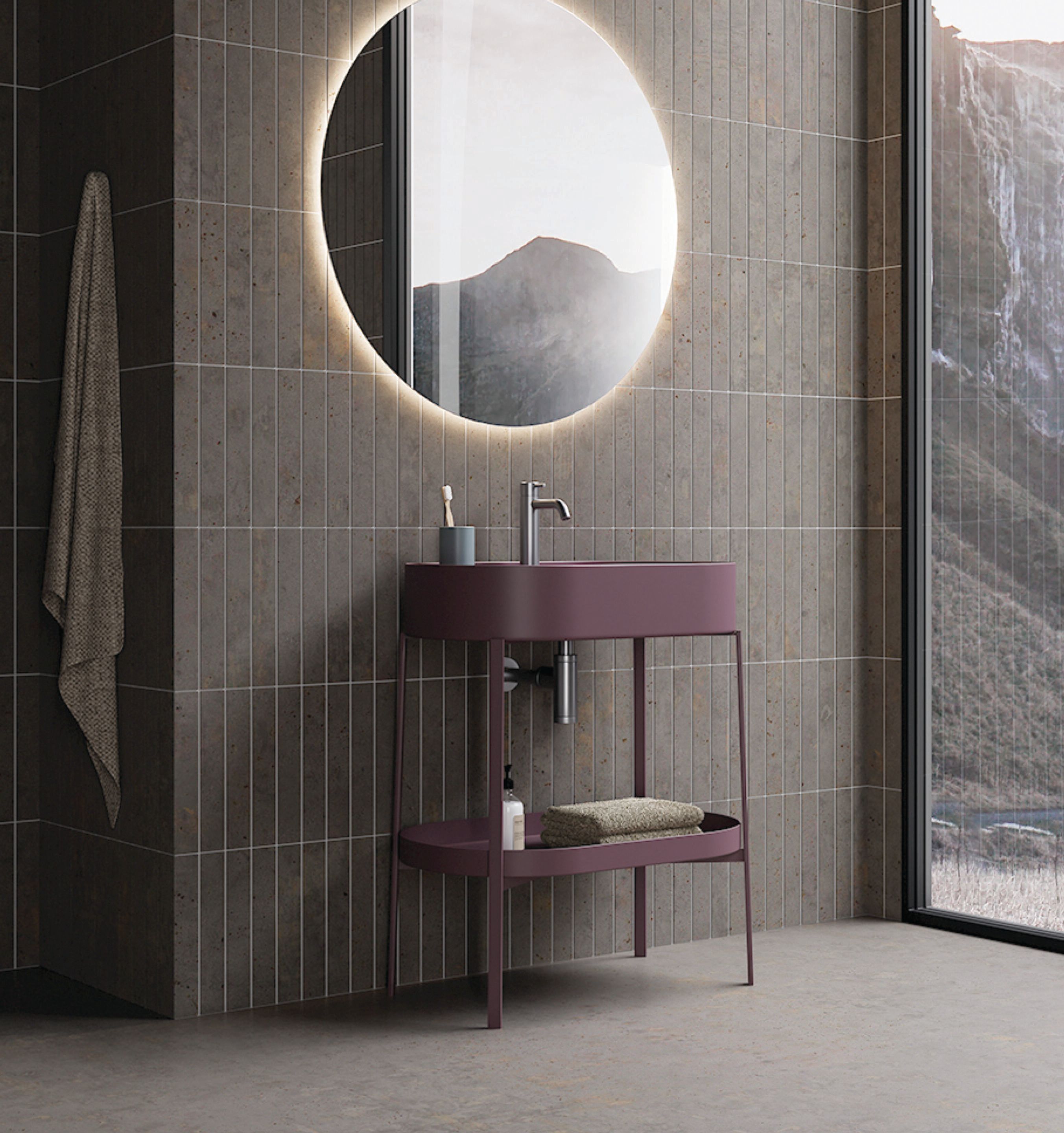 Керамическая овальная консольная раковина Nic консольный стол ARCH-00001921 - Вид №1