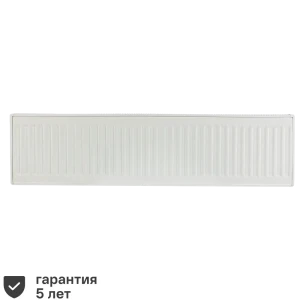 Радиатор панельный Ростерм 22 300x1200 боковое универсальное подключение сталь белый