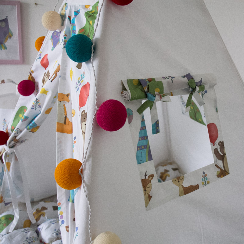 Вигвам Forest Party с окном,карманом и флажками VAMVIGVAM FOREST PARTY 281922 Белый Santreyd  - Вид №6