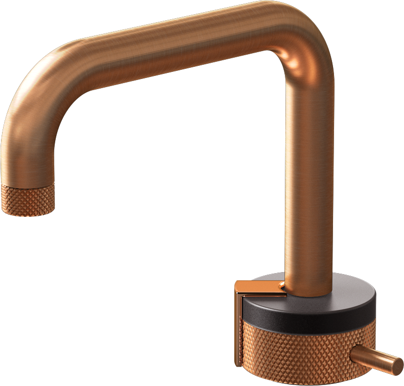 E-11500-R1GM-L2RG-BRG Однорычажный прогрессивный смеситель для раковины - излив 15,3см GRAFF MOD+