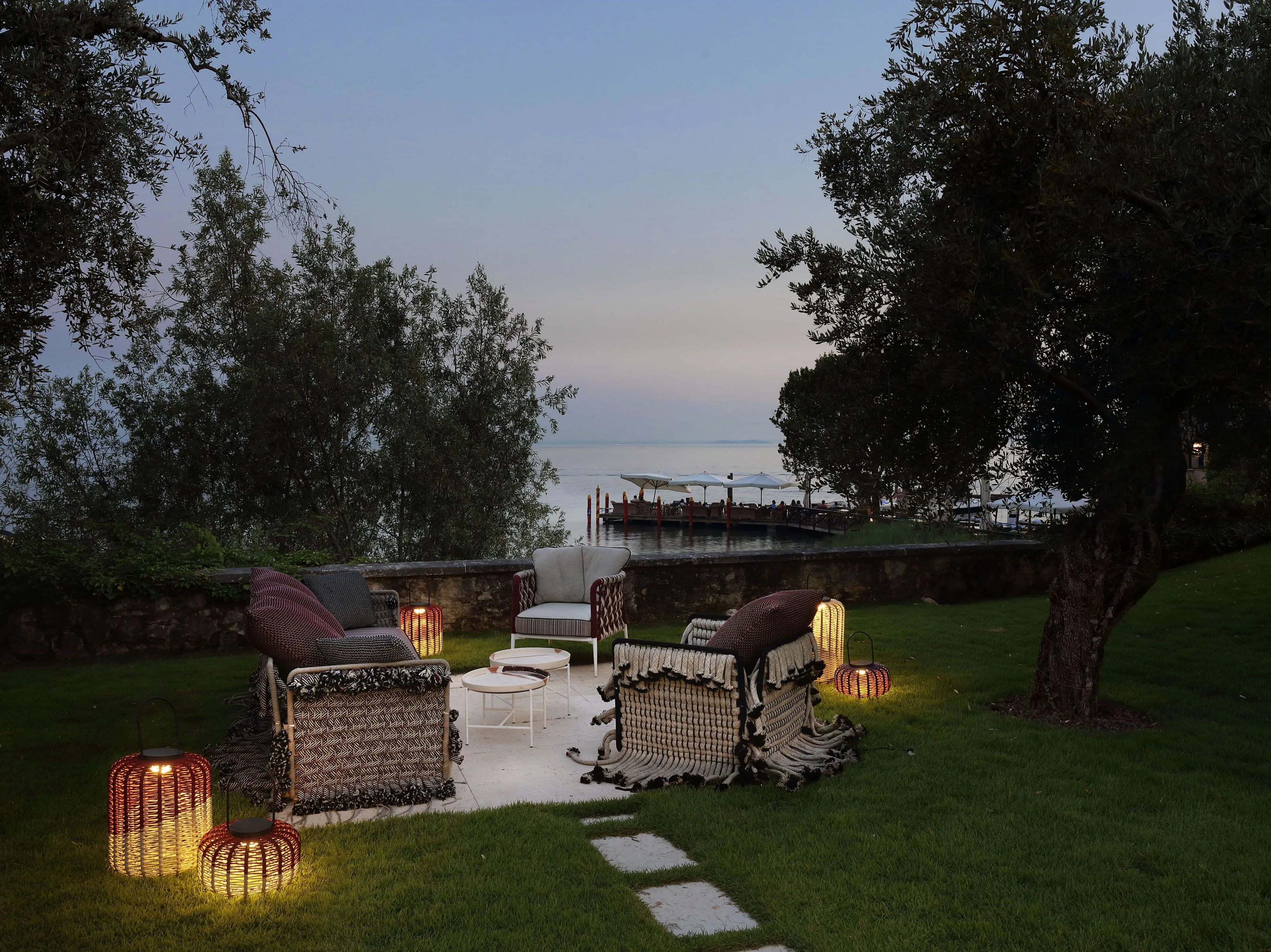 Алюминиевое уличное кресло с плетением Nodo Italia Antonio Marras + Nodo Italia ARCH-00088609 - Вид №7