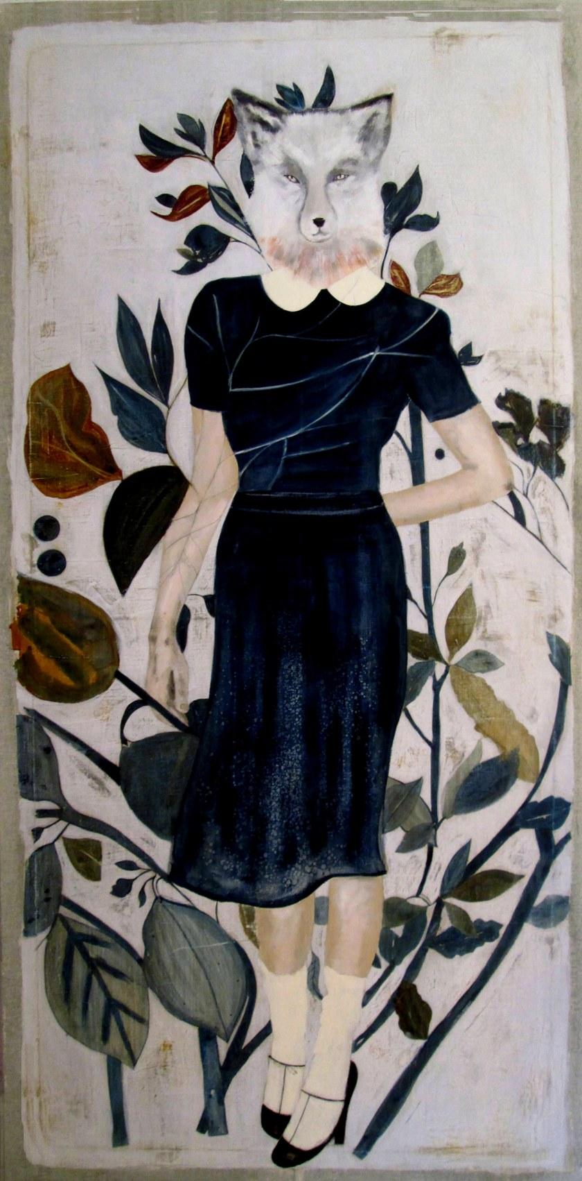 ICI ET LÀ Смешанная техника на холсте K. fabrizzi Kf22 - Вид №1