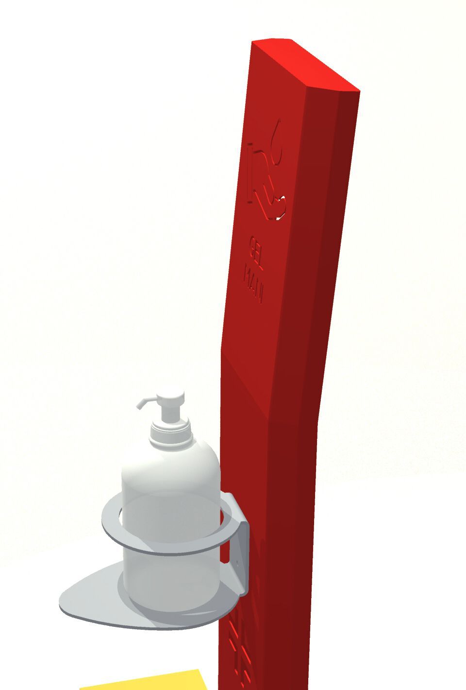 Металлический дезинфицирующий дозатор геля CITYSì SANIF ARCH-00095780 - Вид №7