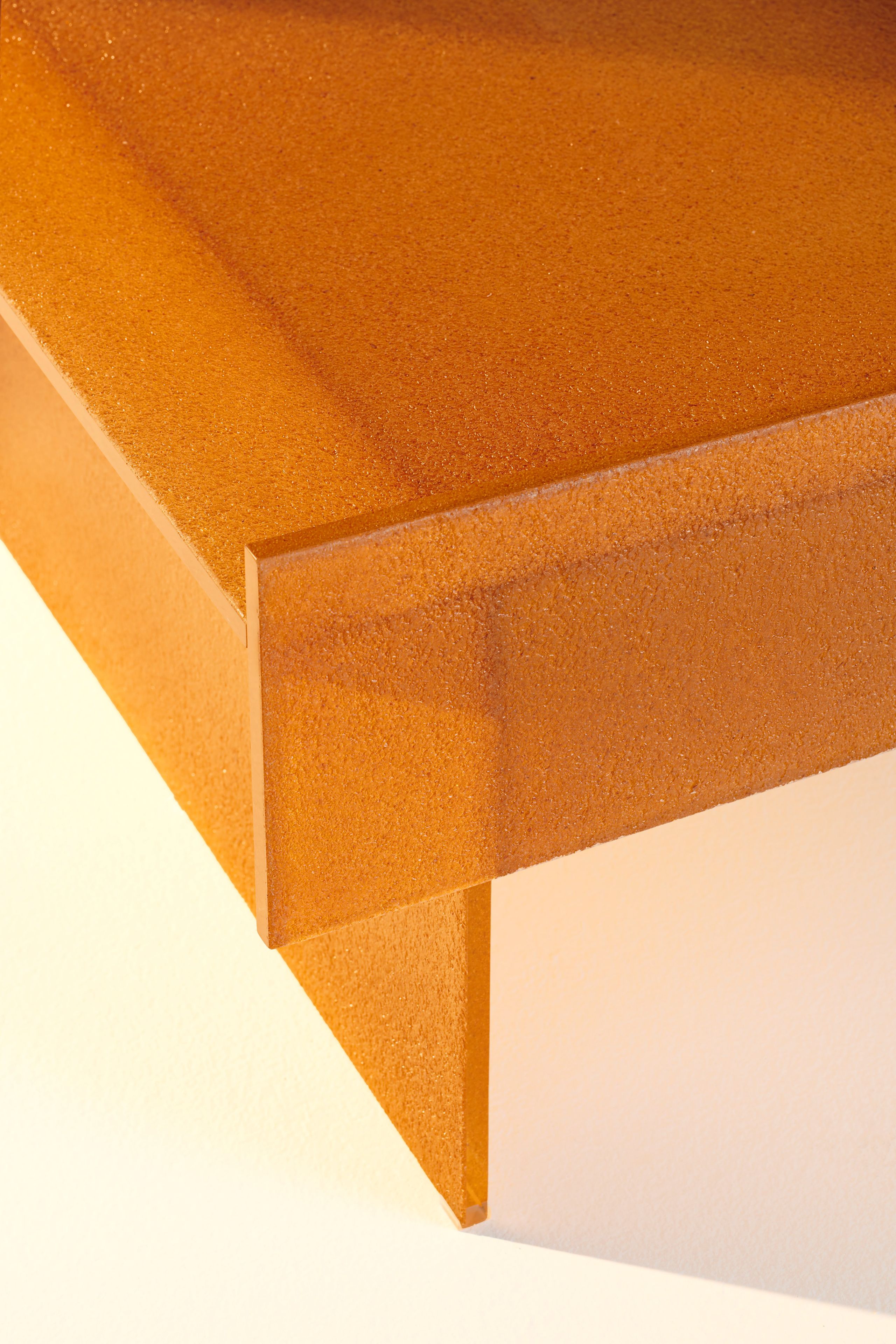 Прямоугольный Хрустальный журнальный столик Glas Italia Simoon ARCH-00009186