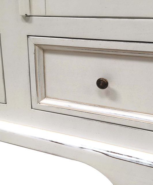 1945 Tifernoit Стеклянный шкаф с 3 дверцами и 3 ящиками Soggiorno  - Вид №4