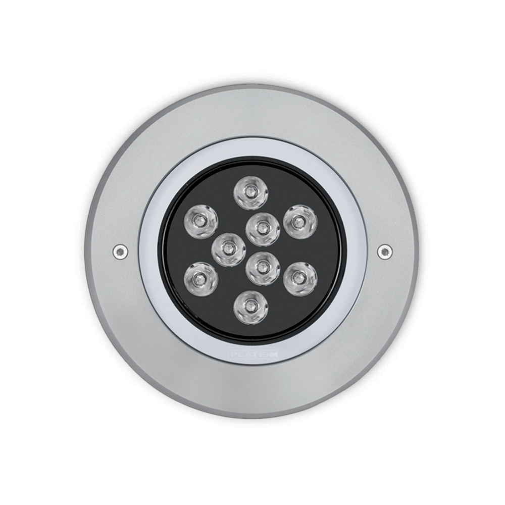8406363 Встраиваемый в пешеходный пол Platek MEDIO Anello Inox  MEDIO C/W Stainless Steel Ring - LED 4000K 28° 