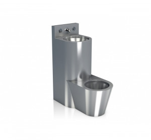 GW08 75 04 01 Genwec Компактная напольная раковина и унитаз (с аксессуарами)