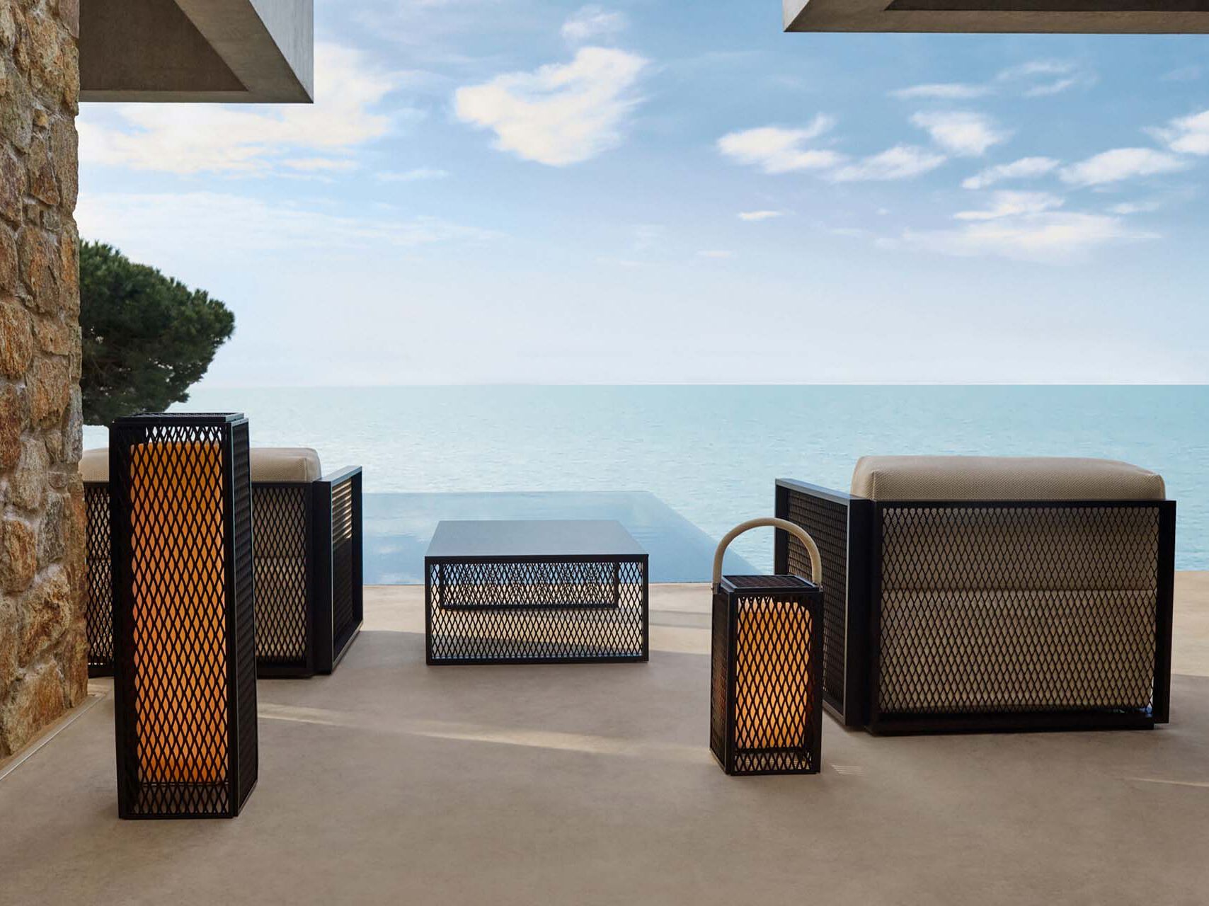 Алюминиевое садовое кресло с подлокотниками Vondom The factory ARCH-00114248 - Вид №3