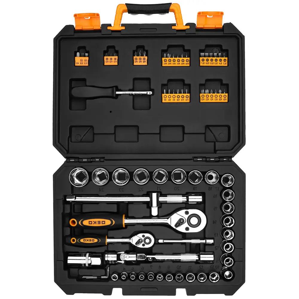 Набор инструментов DEKO DKMT72-1 для авто и дома, 72 предмета 89439567 STLM-1574999 - Вид №1