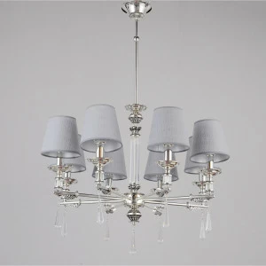 Подвесная люстра Omnilux Rivoli OML-64203-08 OMNILUX ДИЗАЙНЕРСКИЕ, RIVOLI 279753 Серый