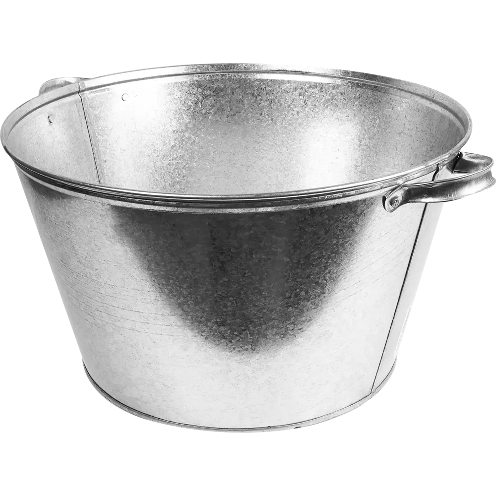 Santreyd Таз хозяйственный оцинкованный 26 литров с ручками 84855052 STLM-0954560 - Вид №4