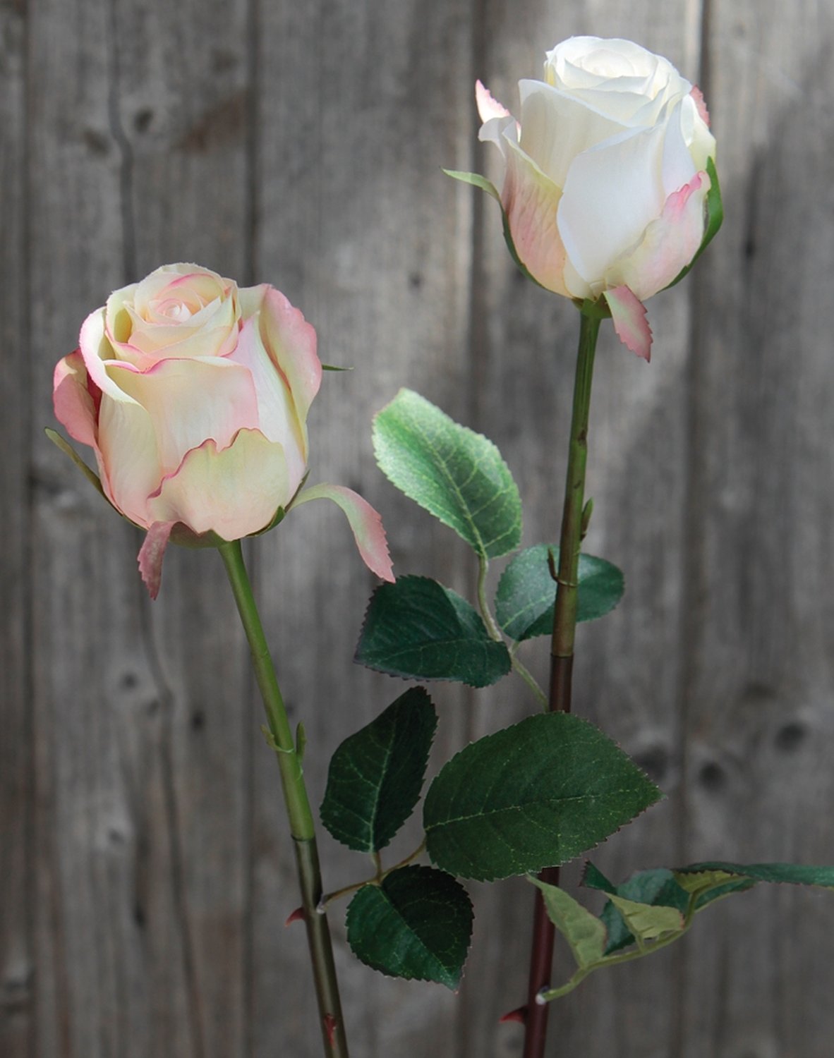 3350 508 a2 Искусственная роза, 58 см, розово-зеленая H-andreas  - Вид №6