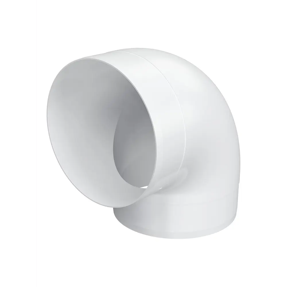 Колено круглое Fonet D125 мм 90 градусов пластик STLM-2005133