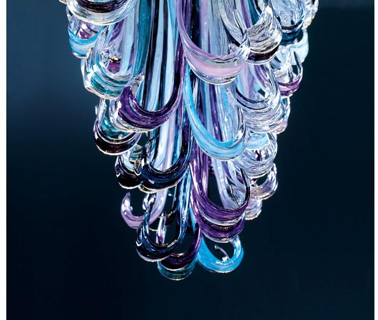 Serip Стеклянный потолочный светильник ручной работы Geyser Pl379/22 - Вид №3