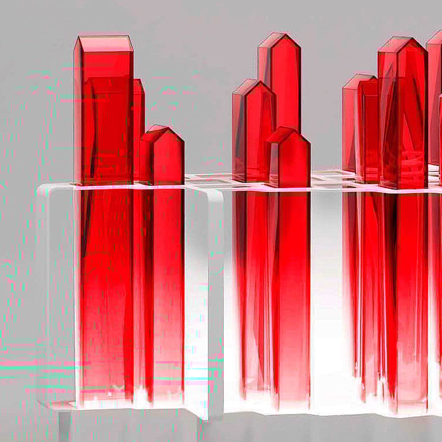 Фотокаталитическая обработка Кристалл световая скульптура Creazione SUGO HUTONG ARCH-00040505 - Вид №1