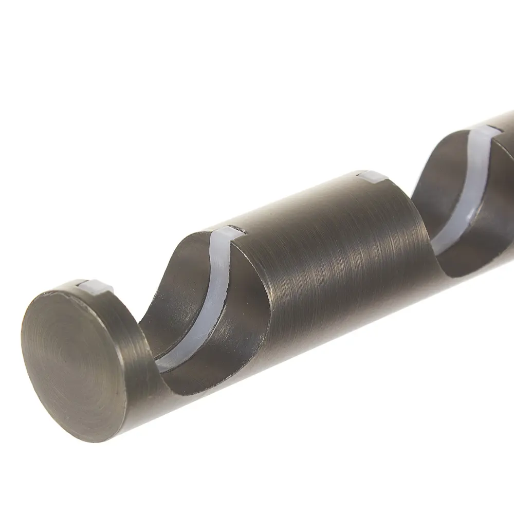 Держатель двухрядный с пластиковой вставкой 13/18 см цвет титан ORBIS STLM-2152760 - Вид №2