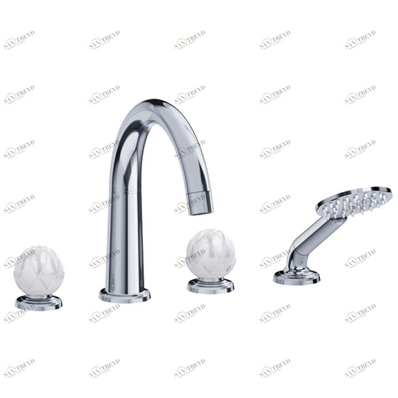 Смеситель для ванны на 4 отверстия ½“, монтаж на горизонтальной поверхности JOERGER Belledorновинка 631.40.105.000-AA