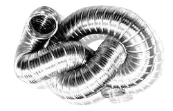 Воздуховод алюм. гофрир.(д=100), 10ВА 3 м 00653