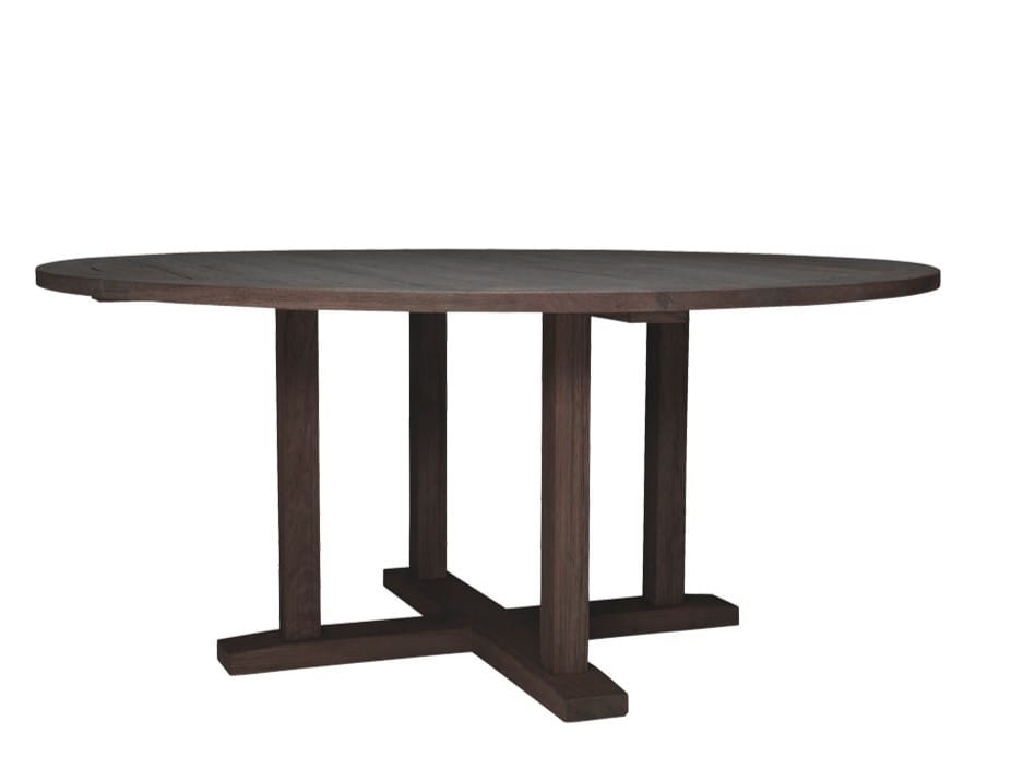 Круглый обеденный стол из тикового дерева JANUS et Cie Беседка ARCH-00081654 - Вид №12