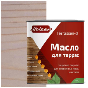 90407810 Масло для террас Mterras25SirenevayaVual цвет сиреневый туман 2.5 л STLM-0218210 HOLZER
