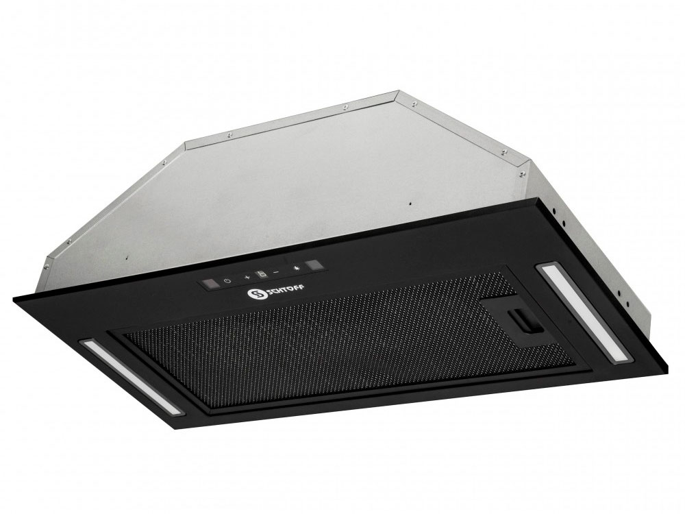 9145457 Вытяжка полновстраиваемая SCHTOFF SESTO 60 черный STDN-0031518 - Вид №1
