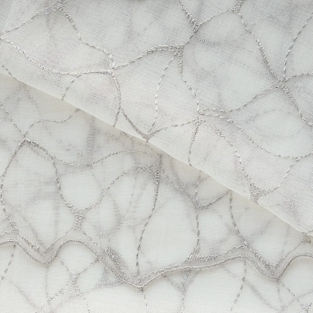 Тюль Santreyd 3596 V2 - воздушная сетка бежевого цвета для элегантных штор 89390568 STLM-1512045 - Вид №1