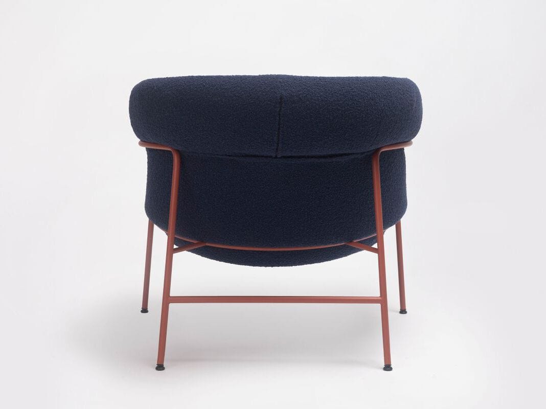 Кресло с 4 ножками из ткани с подлокотниками ONDARRETA имбирь ARCH-00144442 - Вид №3