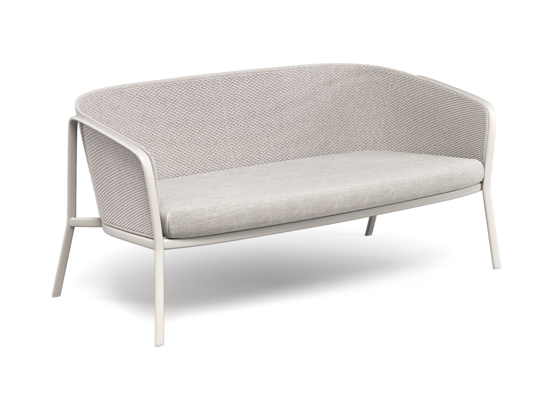 2-местный садовый диван из алюминия и синтетической веревки emu ARCH-00122261