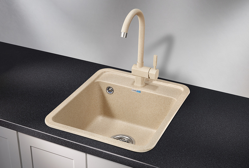 4202, БЕЖЕВЫЙ, кухонная мойка, СтандАРТ кварц GRANULA Standart 4202-ST21