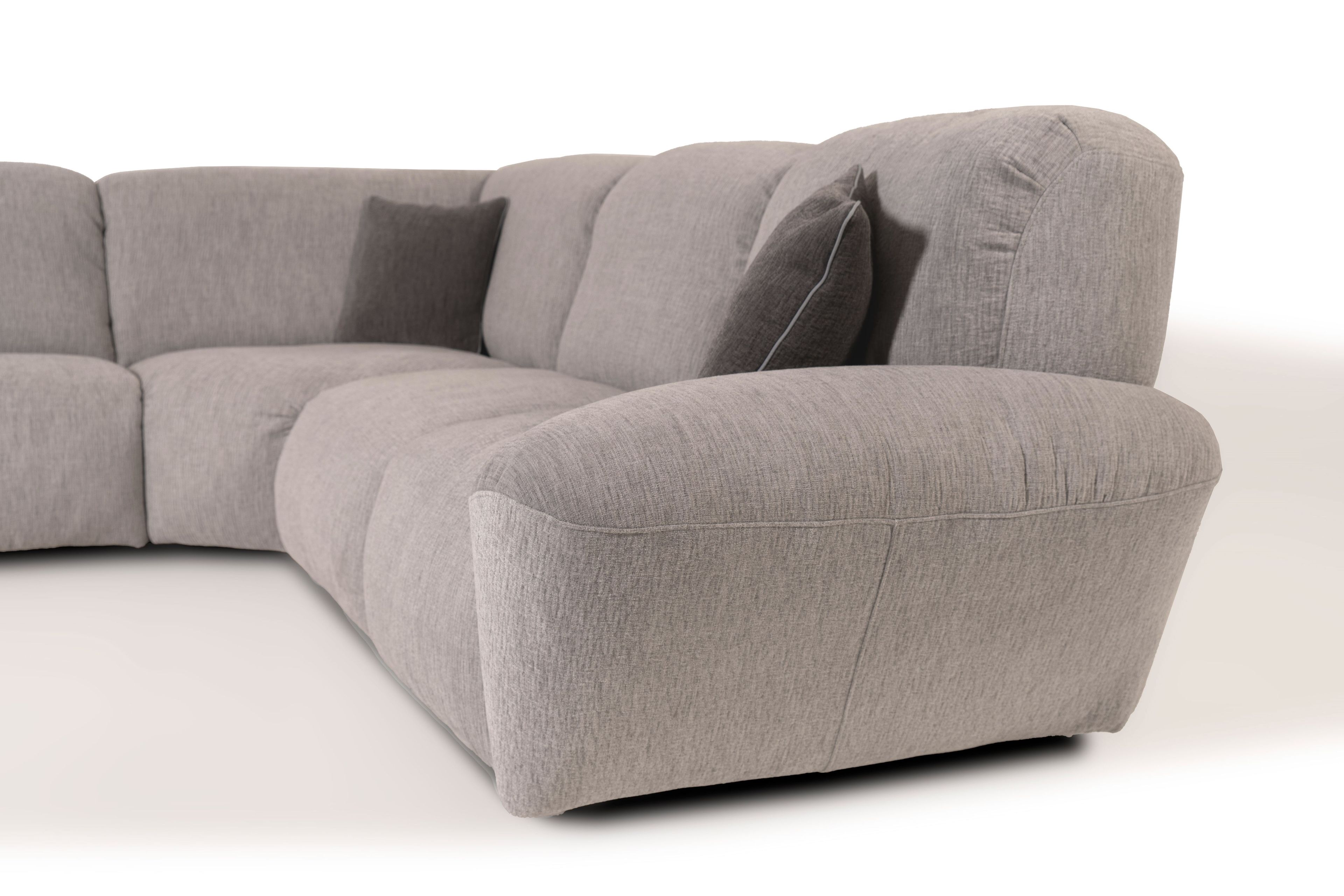 Угловой диван из ткани Mantellassi 1926 Beluga ARCH-00046365 - Вид №4