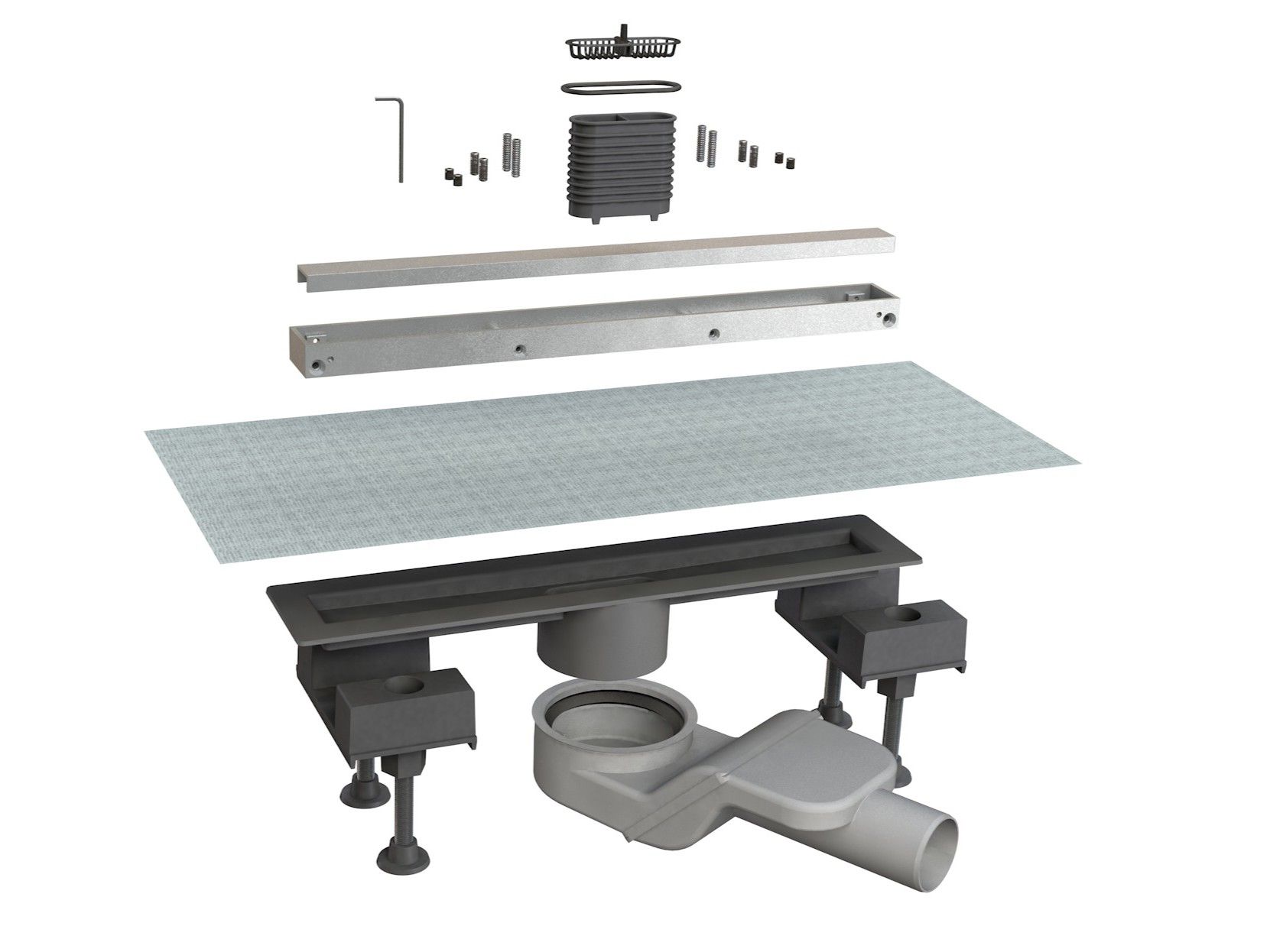 Алюминиевый слив для душа Bonomini Canalissima ARCH-00142546 - Вид №1