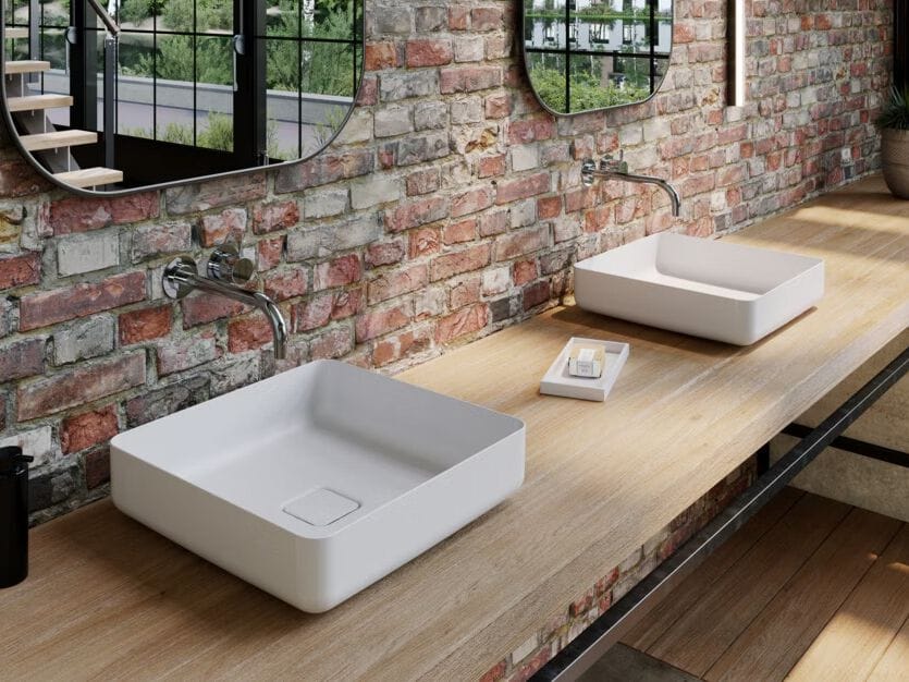 Квадратная столешница из эмалированной стали KALDEWEI Nature Protect ARCH-00077080