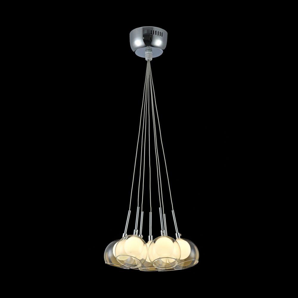 Подвесная люстра Freya Carmela FR5175-PL-07-CH FREYA CARMELA WHITE, ШАР 187165 Белый  - Вид №3